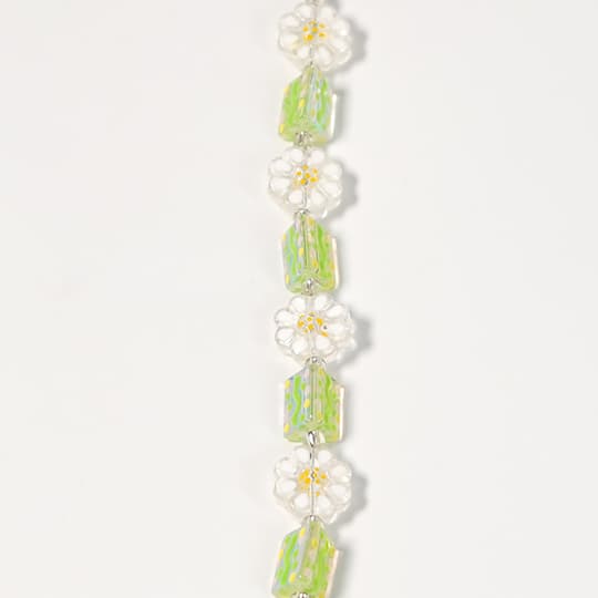 Jesse James Beads Daisy & Geometric Shape Glass Beads